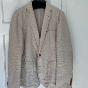 J. Crew Linen Cotton blend Unstructured Summer Blazer – Size 40 R